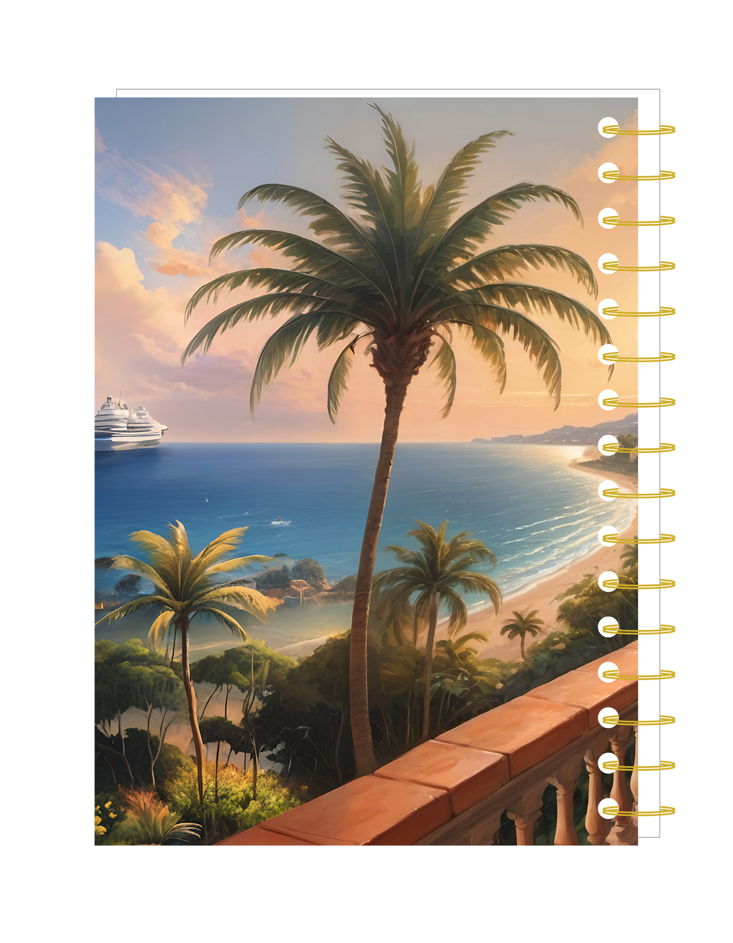 Oceanview Balcony - Action Notebook